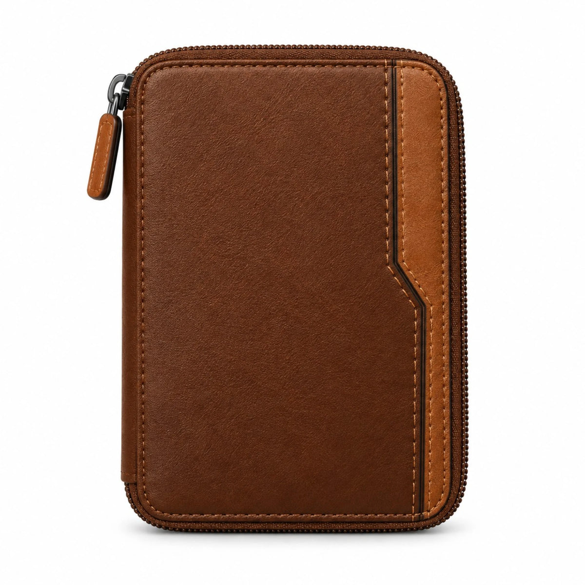 INTIVO Heritage Zip Wallet Organizer – Brown