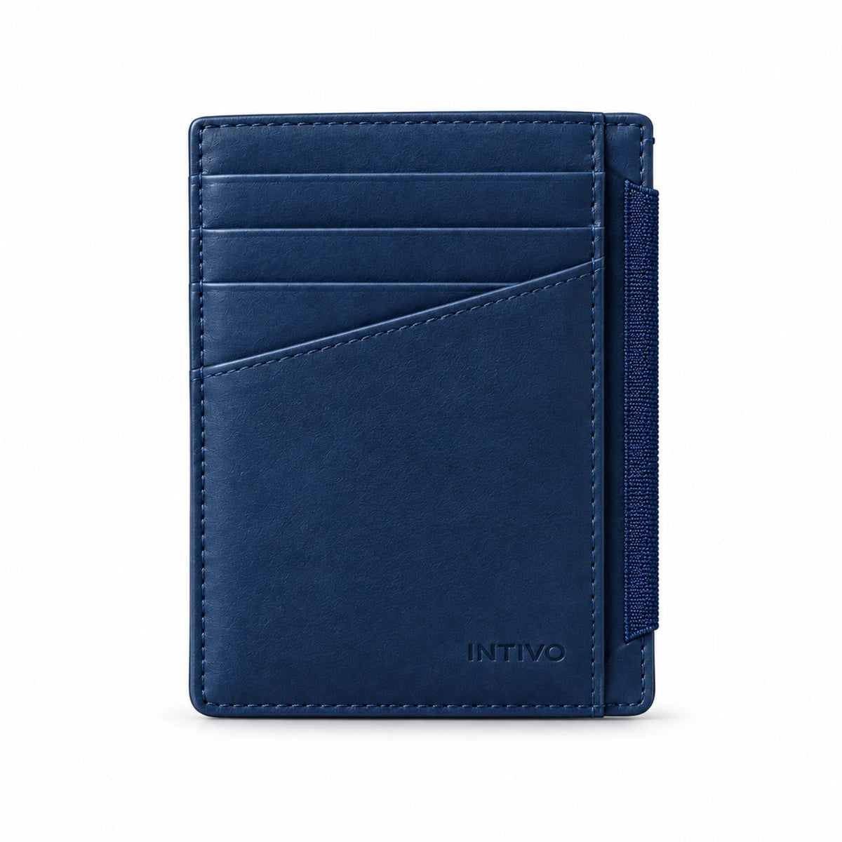 INTIVO Minimalist Slim Card Holder – Navy Blue