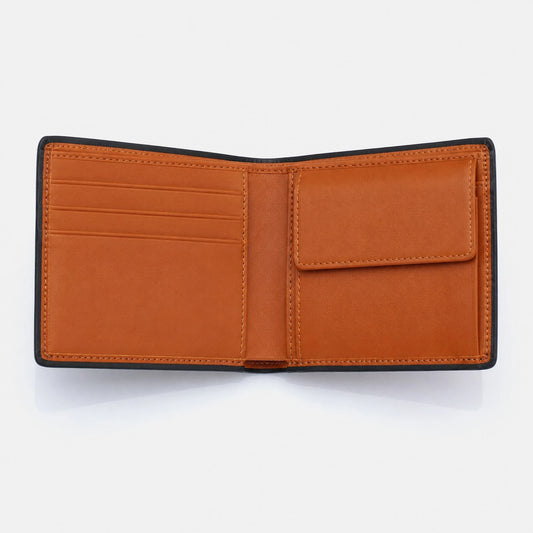 INTIVO Signature Contrast Wallet – Black & Brown