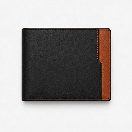 INTIVO Classic Bifold Wallet – Black & Brown