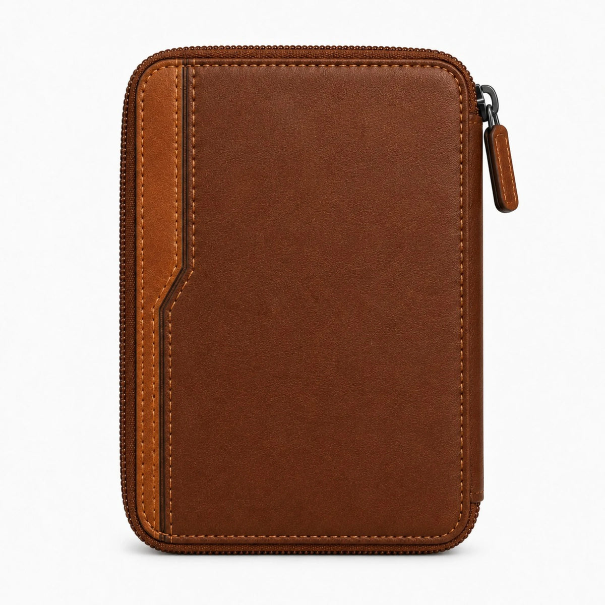 INTIVO Heritage Zip Wallet Organizer – Brown